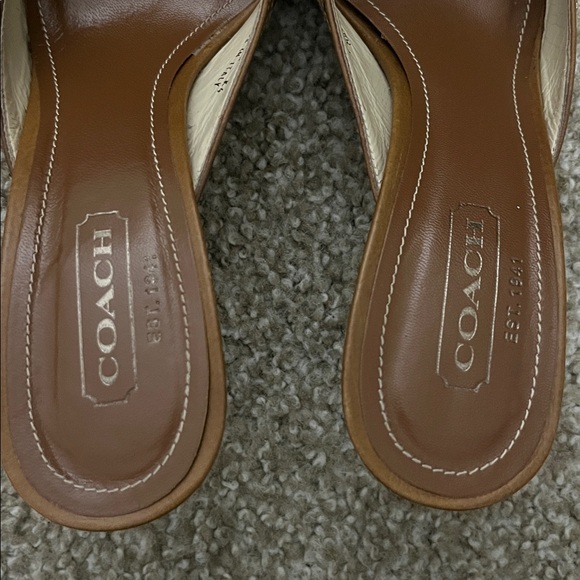 Coach kitten mule heels - Picture 5 of 6